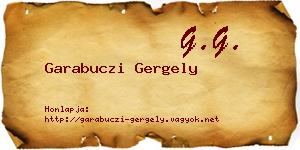 Garabuczi Gergely névjegykártya